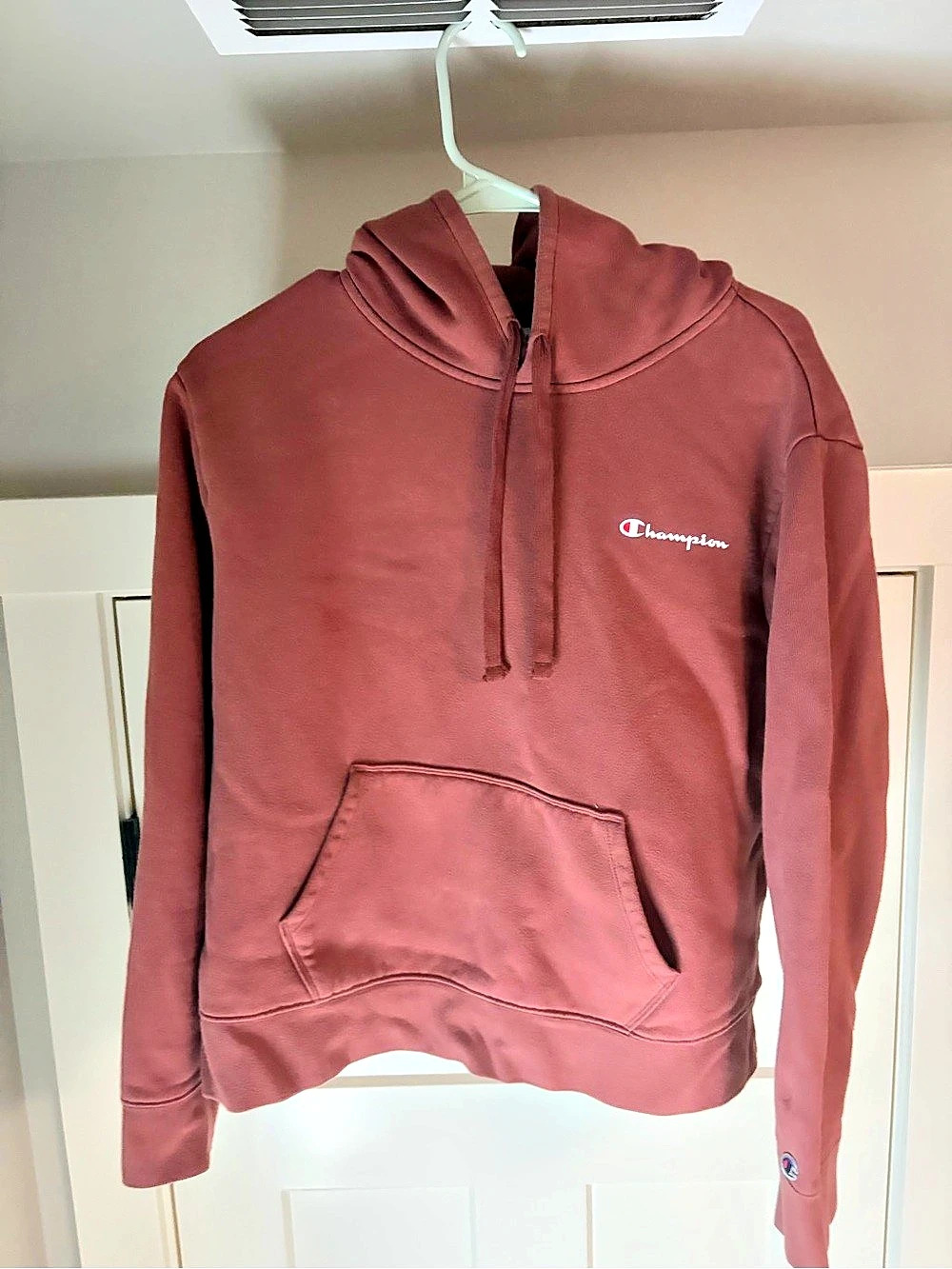 Champion Authentic Athleticwear Hoodie Pullover red Large